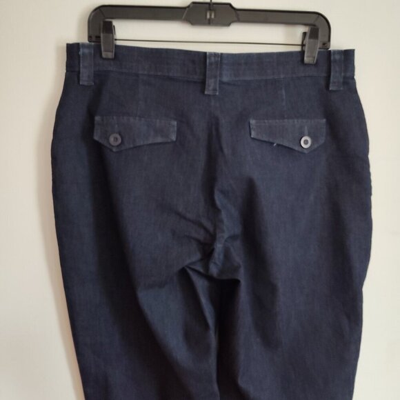 Ladies SZ 12M Lee Relaxed Fit All Day Blue Jean - Picture 3 of 4